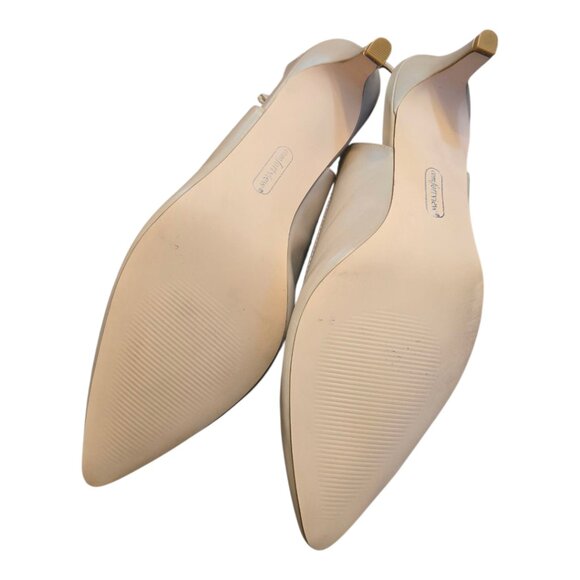 NWOT  -  COMFORTVIEW Beige/Cream Slingback Pumps sz 12  -  NWOT - Picture 10 of 10